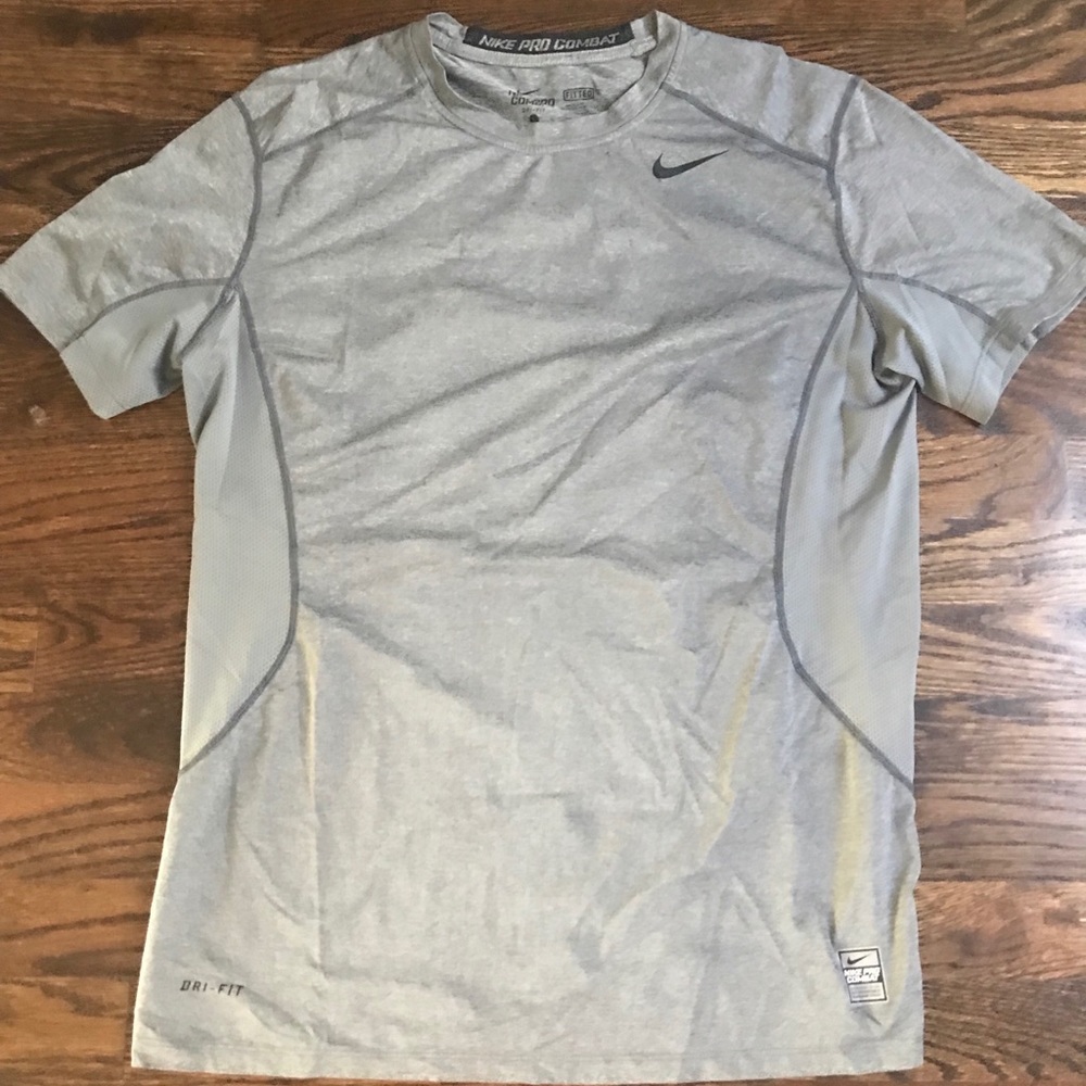NIKE Pro Combat Dri Fit Short Sleeve